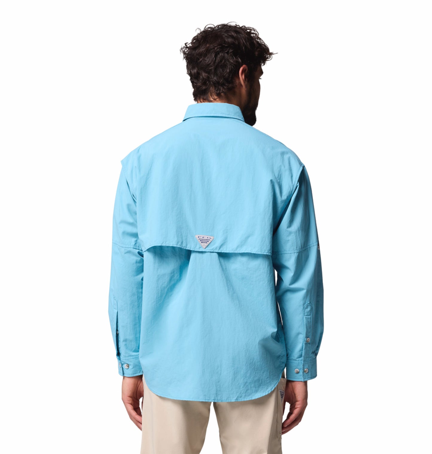Columbia Men’s Blue Omni-Shade Bahama II Long Sleeve Shirt