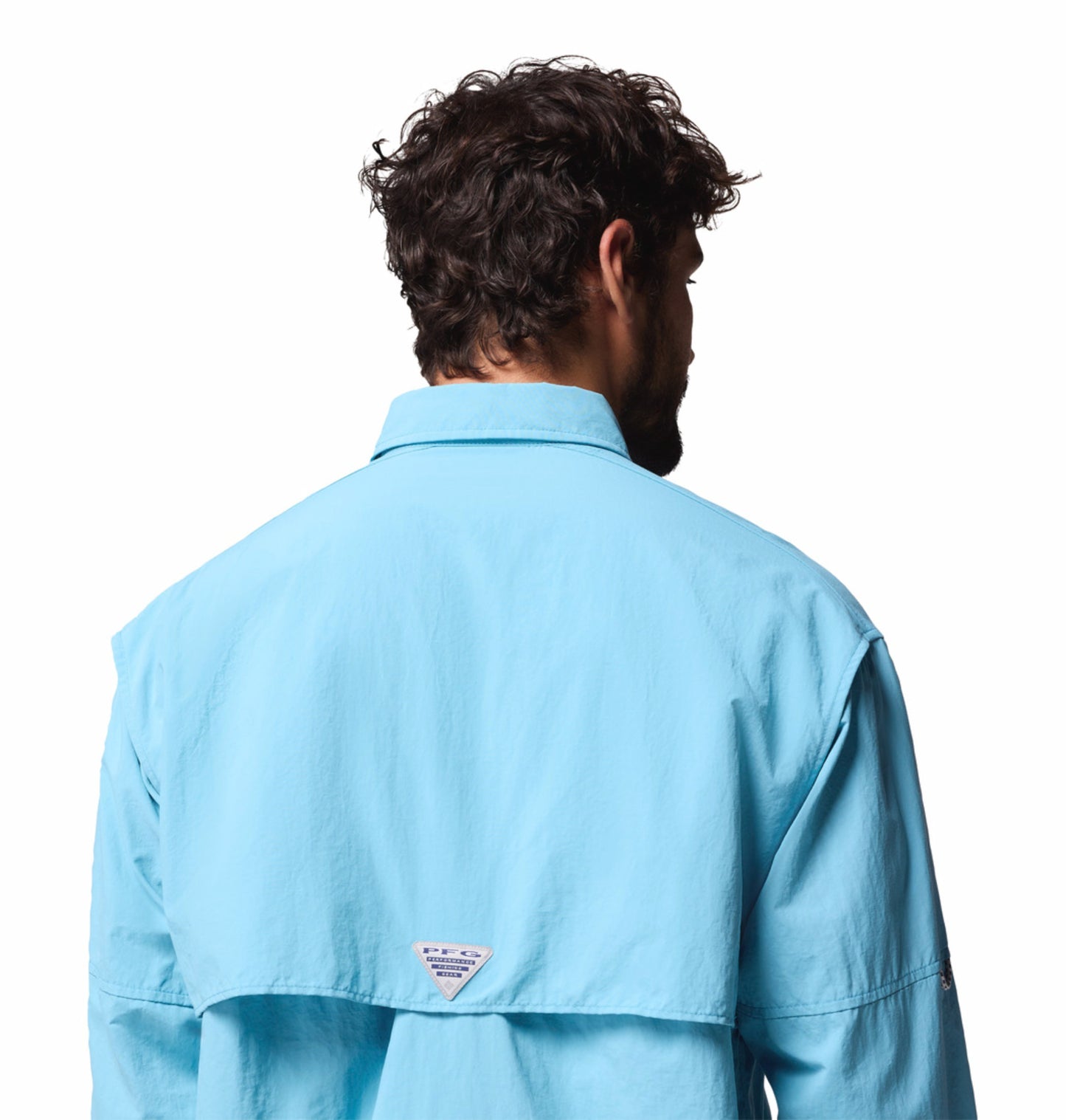 Columbia Men’s Blue Omni-Shade Bahama II Long Sleeve Shirt