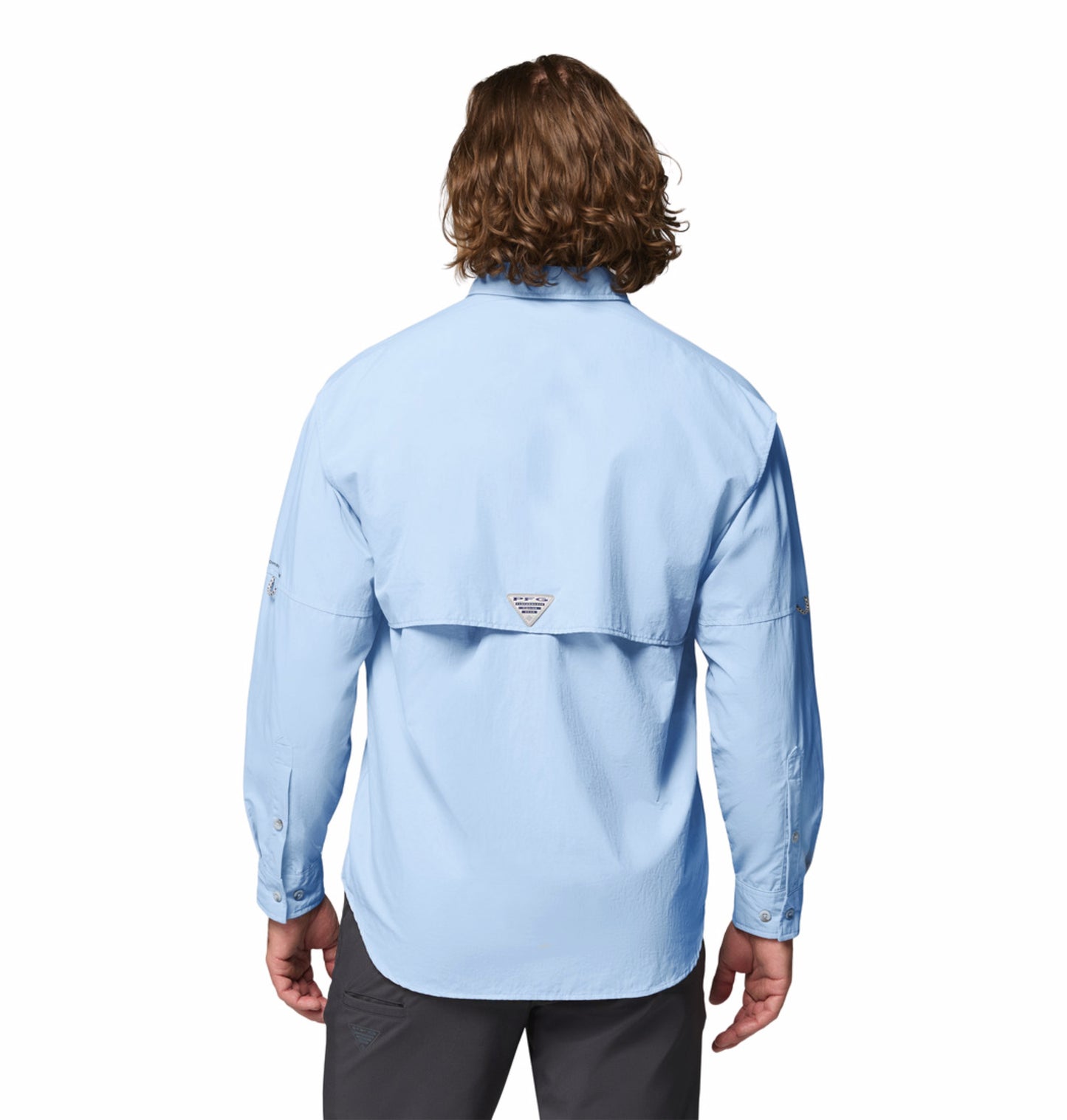 Columbia Men’s Blue Omni-Shade Bahama II Long Sleeve Shirt