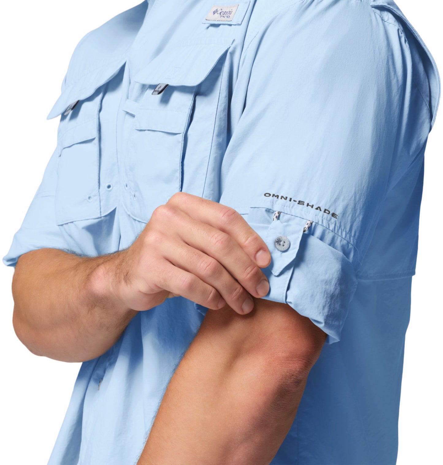 Columbia Men’s Blue Omni-Shade Bahama II Long Sleeve Shirt