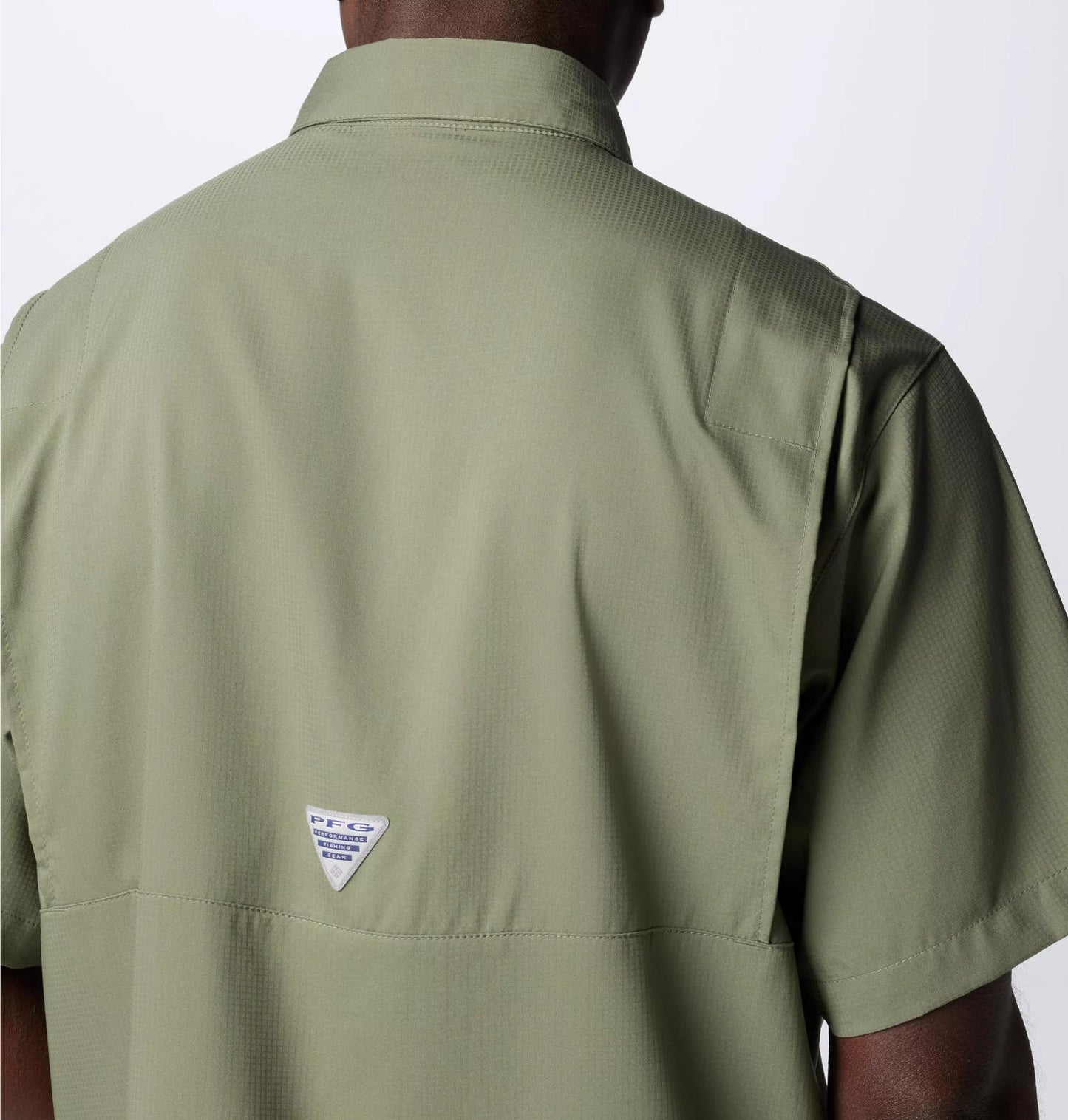 Columbia Mens Green Omni-Shade Tamiami II Short Sleeve Shirt
