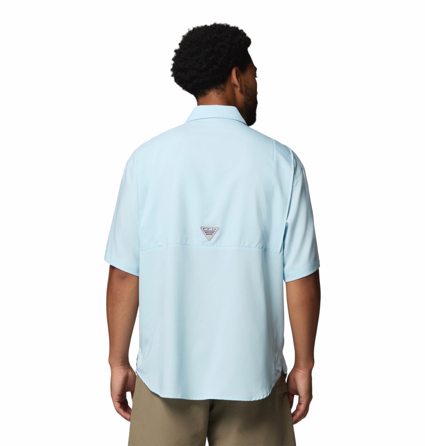 Columbia Men’s Blue Omni-Shade Tamiami II Short Sleeve Shirt