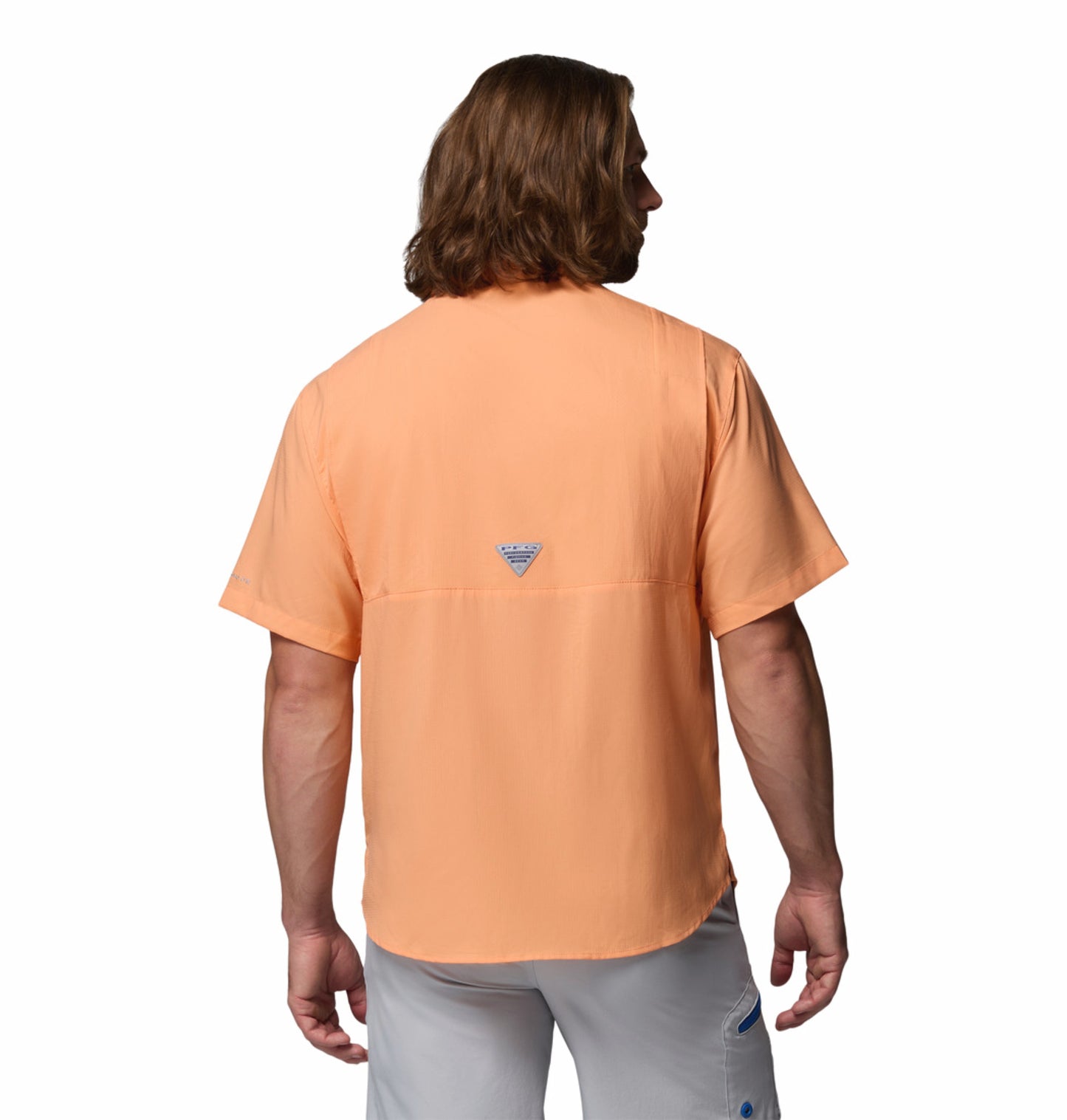 Columbia Men's Peach Omni-Shade Tamiami II Short Sleeve Shirt