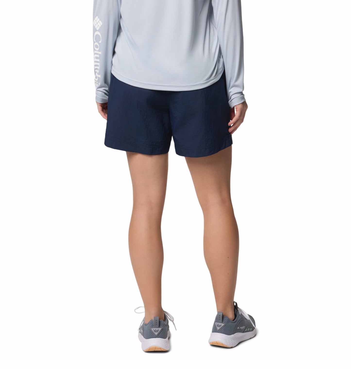 Columbia Women's Navy Blue Omni-Shade W Backcast II Lightweight Shorts