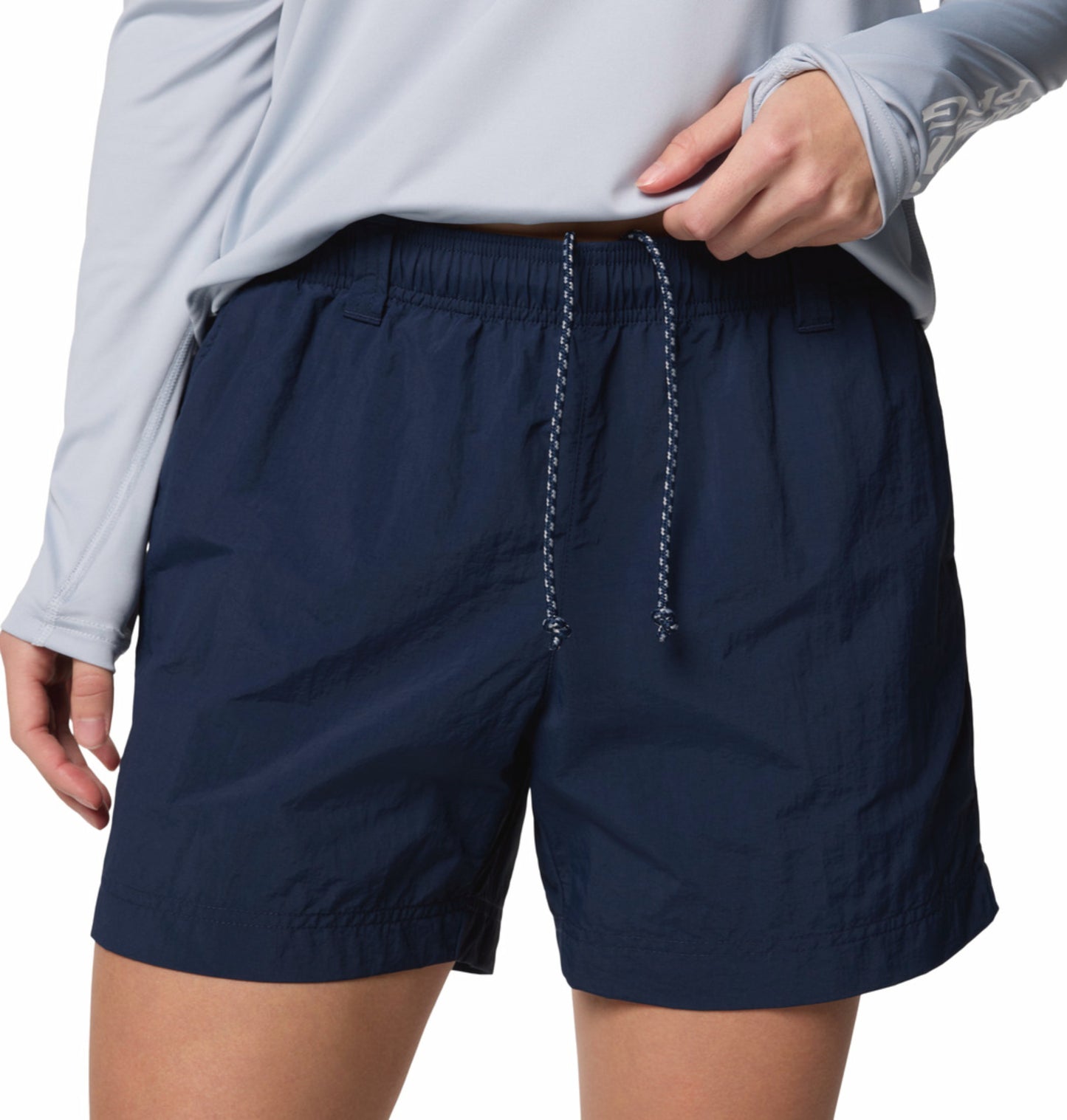 Columbia Women's Navy Blue Omni-Shade W Backcast II Lightweight Shorts