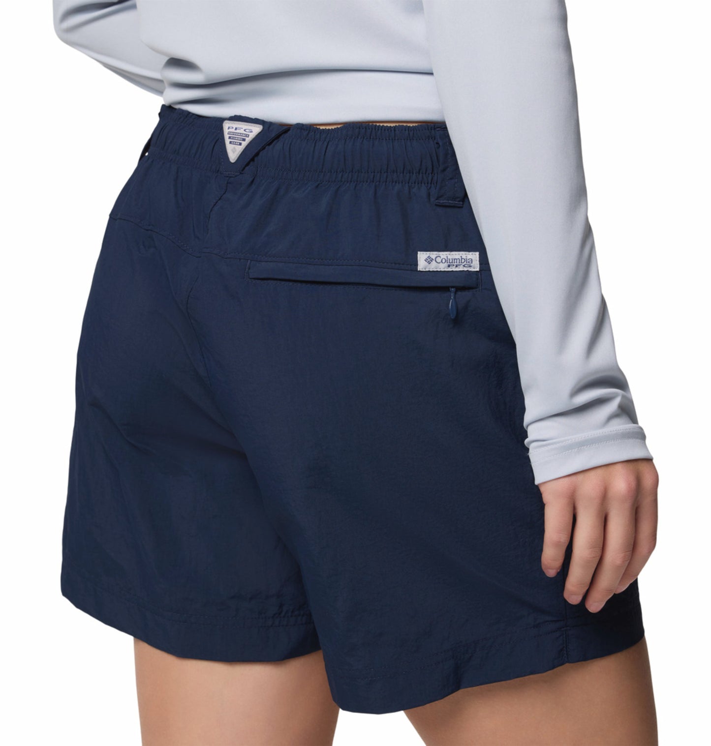 Columbia Women's Navy Blue Omni-Shade W Backcast II Lightweight Shorts