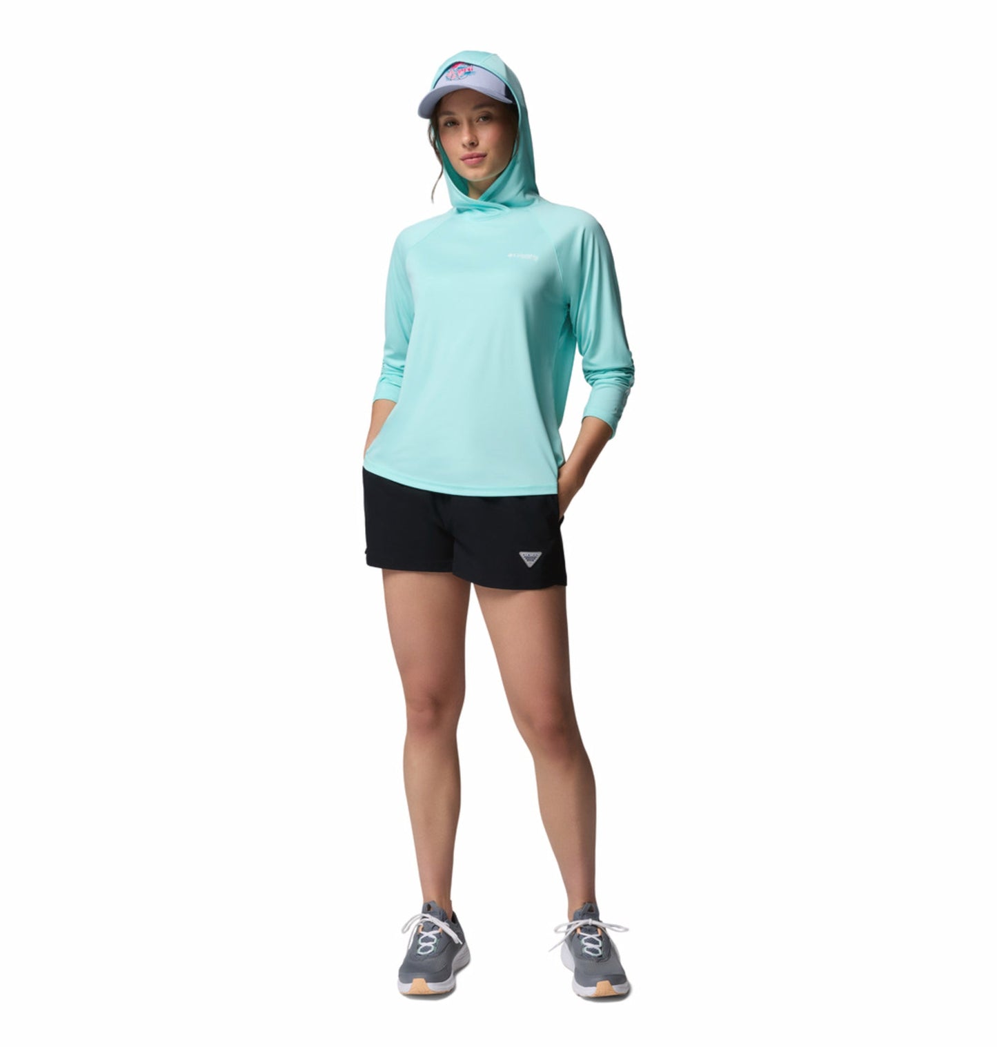 women black omni shade rugged water shorts