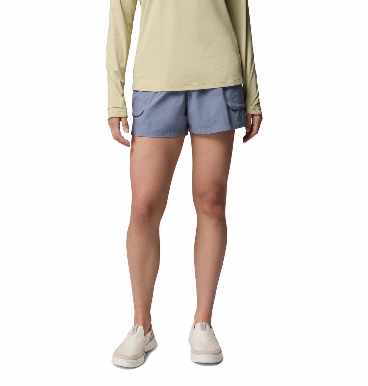 Columbia Women’s Blue Omni-Shade Wild Cast Comfort Stretch Shorts