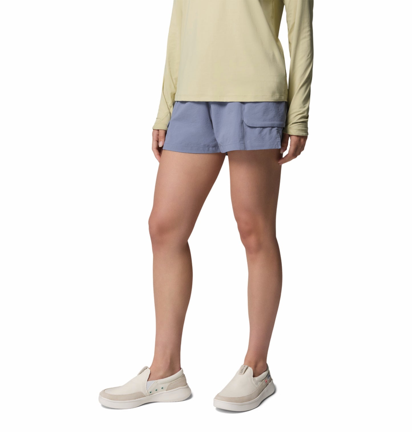 Columbia Women’s Blue Omni-Shade Wild Cast Comfort Stretch Shorts