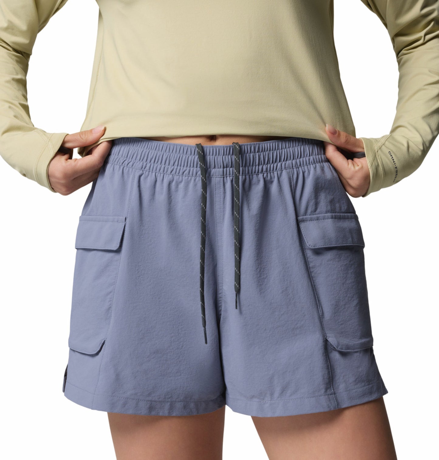 Columbia Women’s Blue Omni-Shade Wild Cast Comfort Stretch Shorts