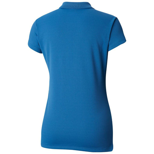Columbia Women Blue Innisfree SS Polo T-Shirt