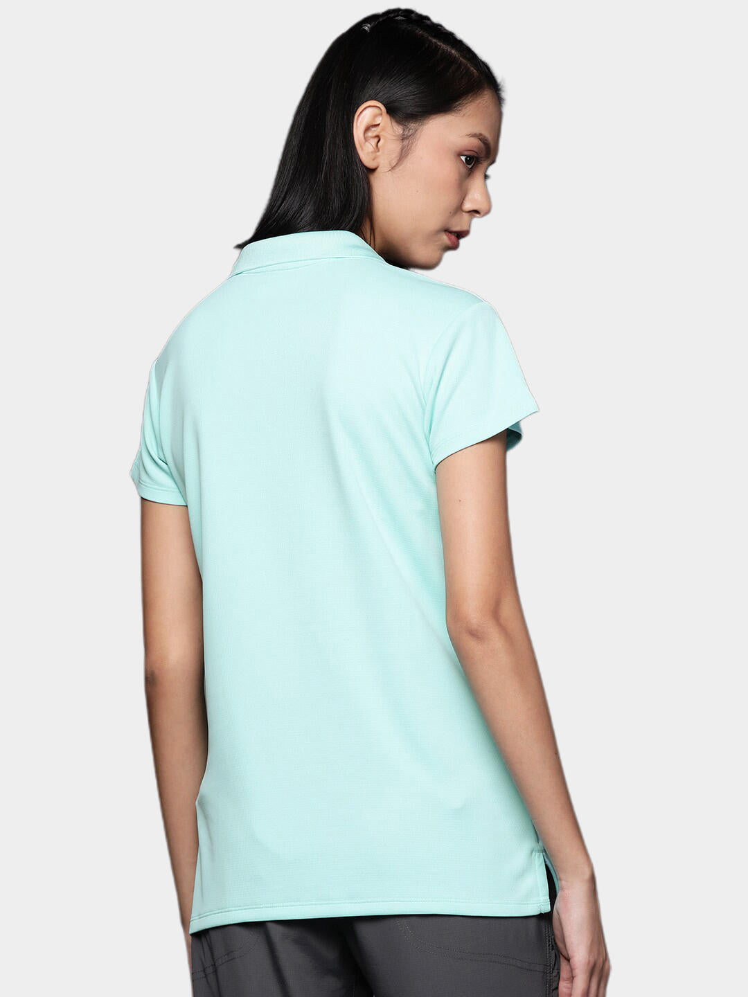 Columbia Women Blue Innisfree SS Polo T-Shirt
