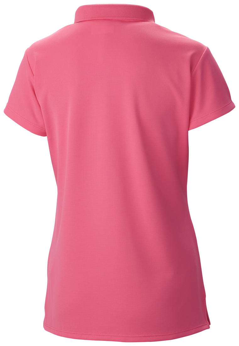 Columbia Women Red Innisfree SS Polo T-Shirt