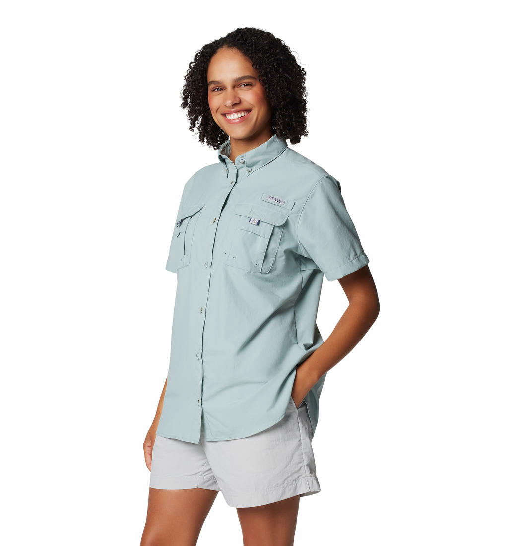 Columbia Womens Blue Womens Bahama II SS