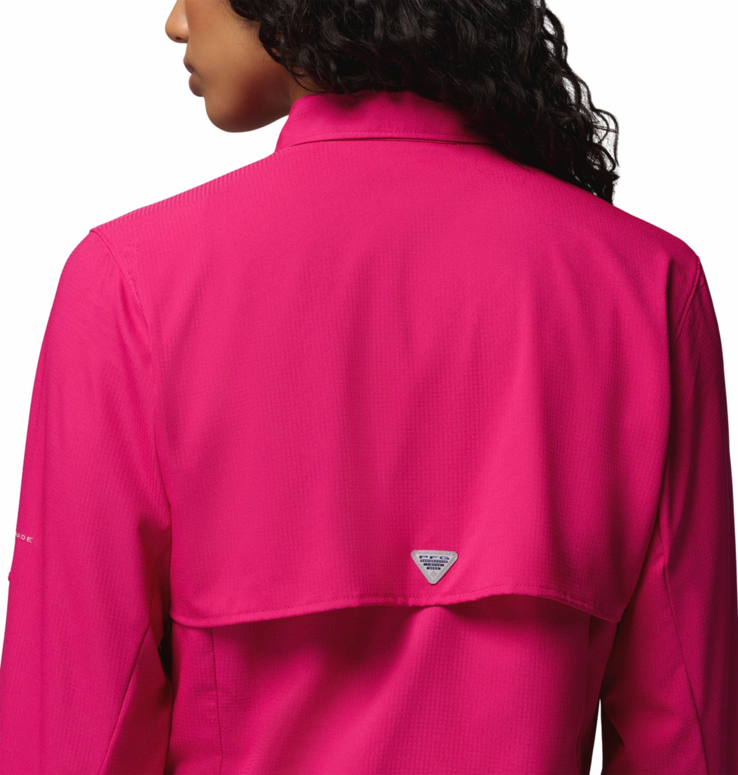 Columbia Women’s Pink Omni-Shade Tamiami II Long Sleeve Shirt