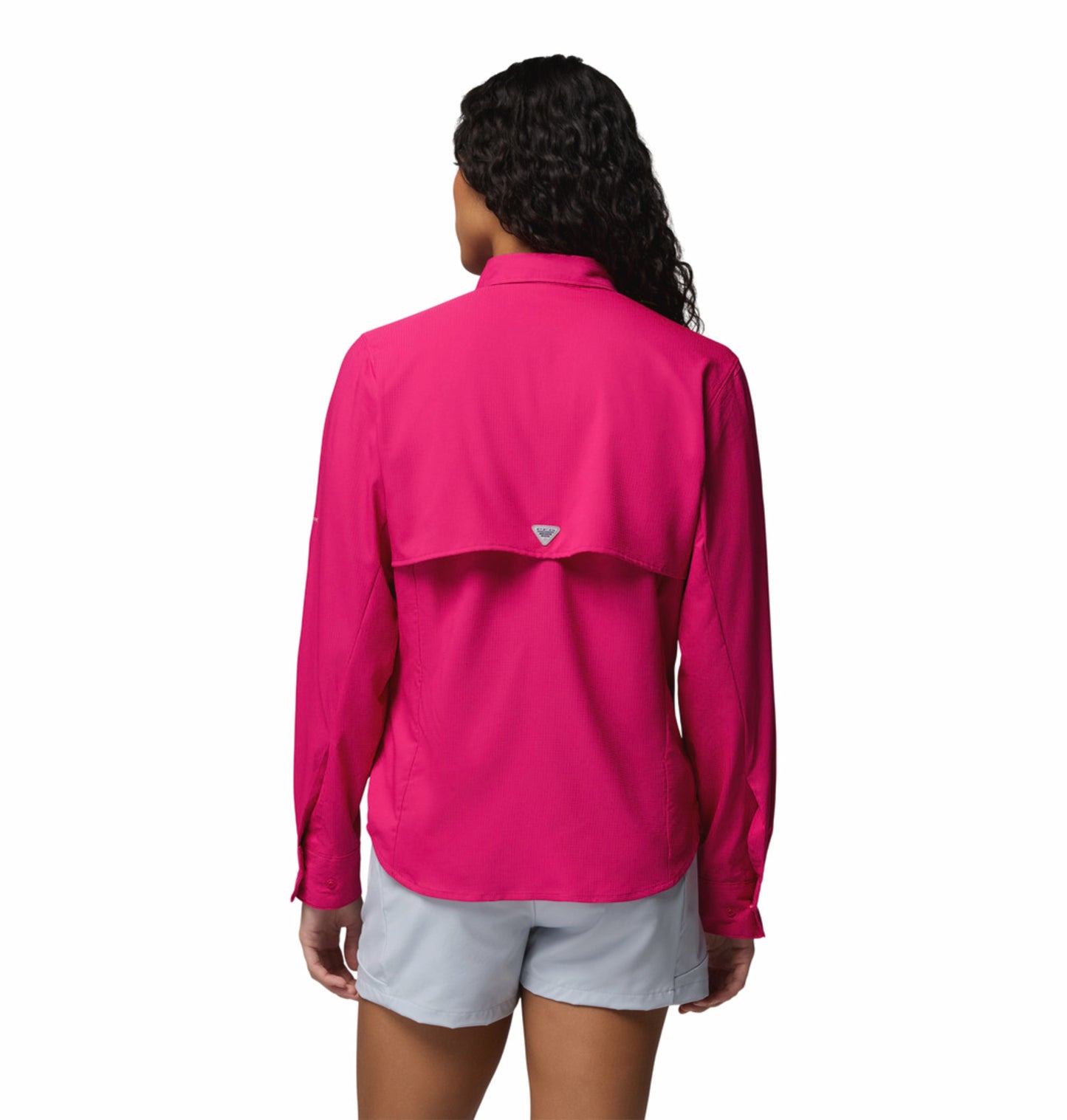 Columbia Women’s Pink Omni-Shade Tamiami II Long Sleeve Shirt