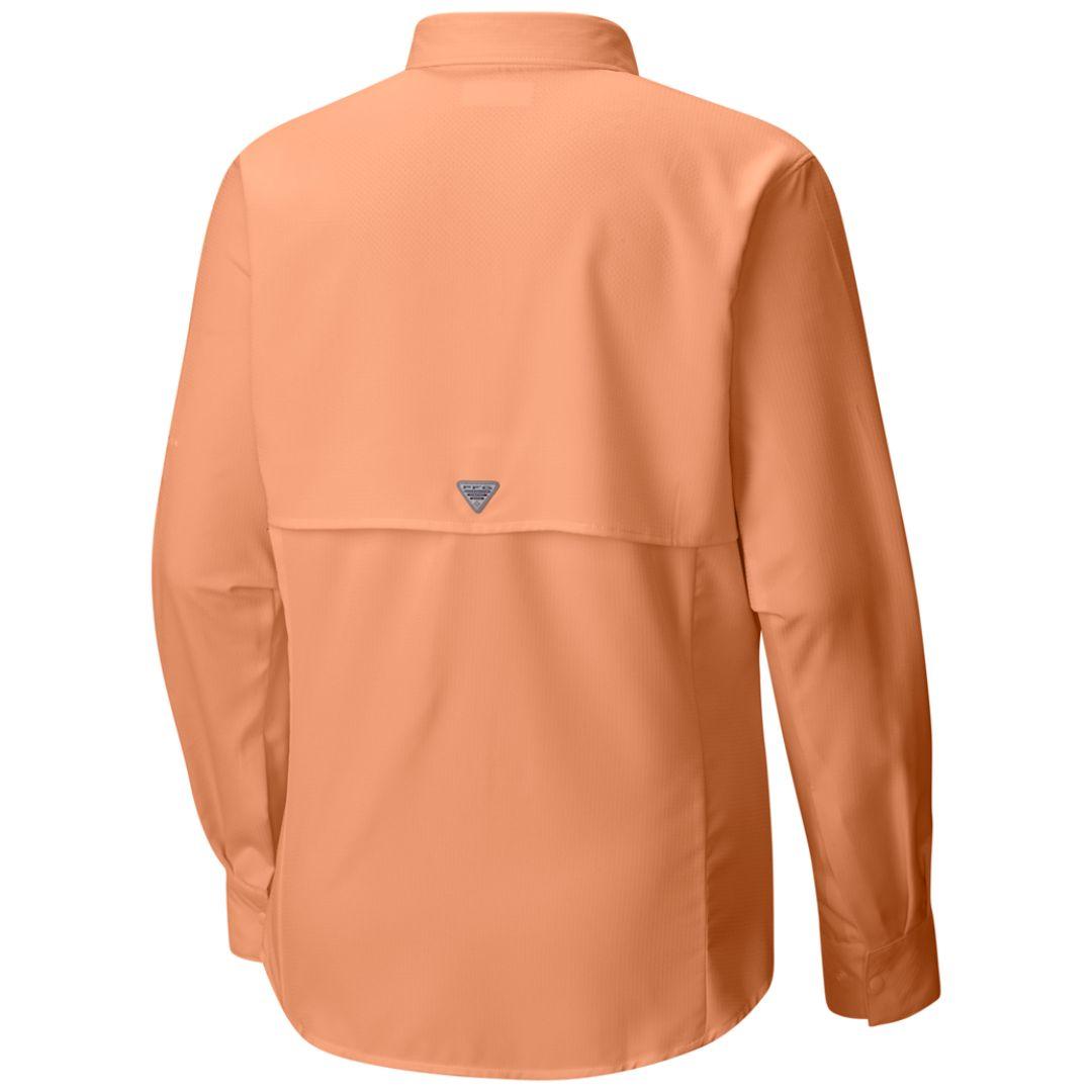 Columbia Women Orange Womens Tamiami II Long Sleeve Shirt