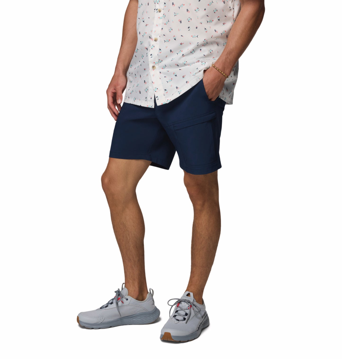 Columbia Men’s Navy Blue Omni-Shade Terminal Tackle III Shorts