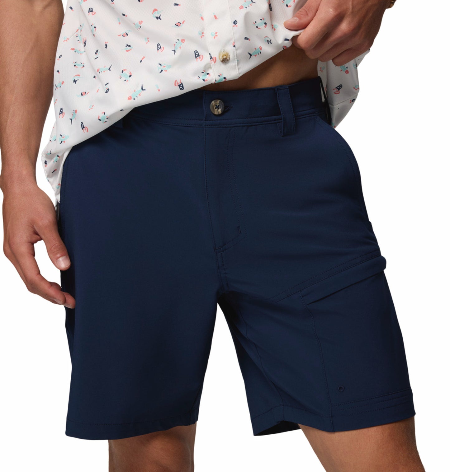Columbia Men’s Navy Blue Omni-Shade Terminal Tackle III Shorts