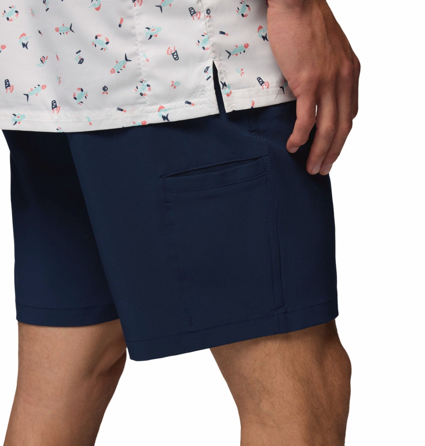 Columbia Men’s Navy Blue Omni-Shade Terminal Tackle III Shorts