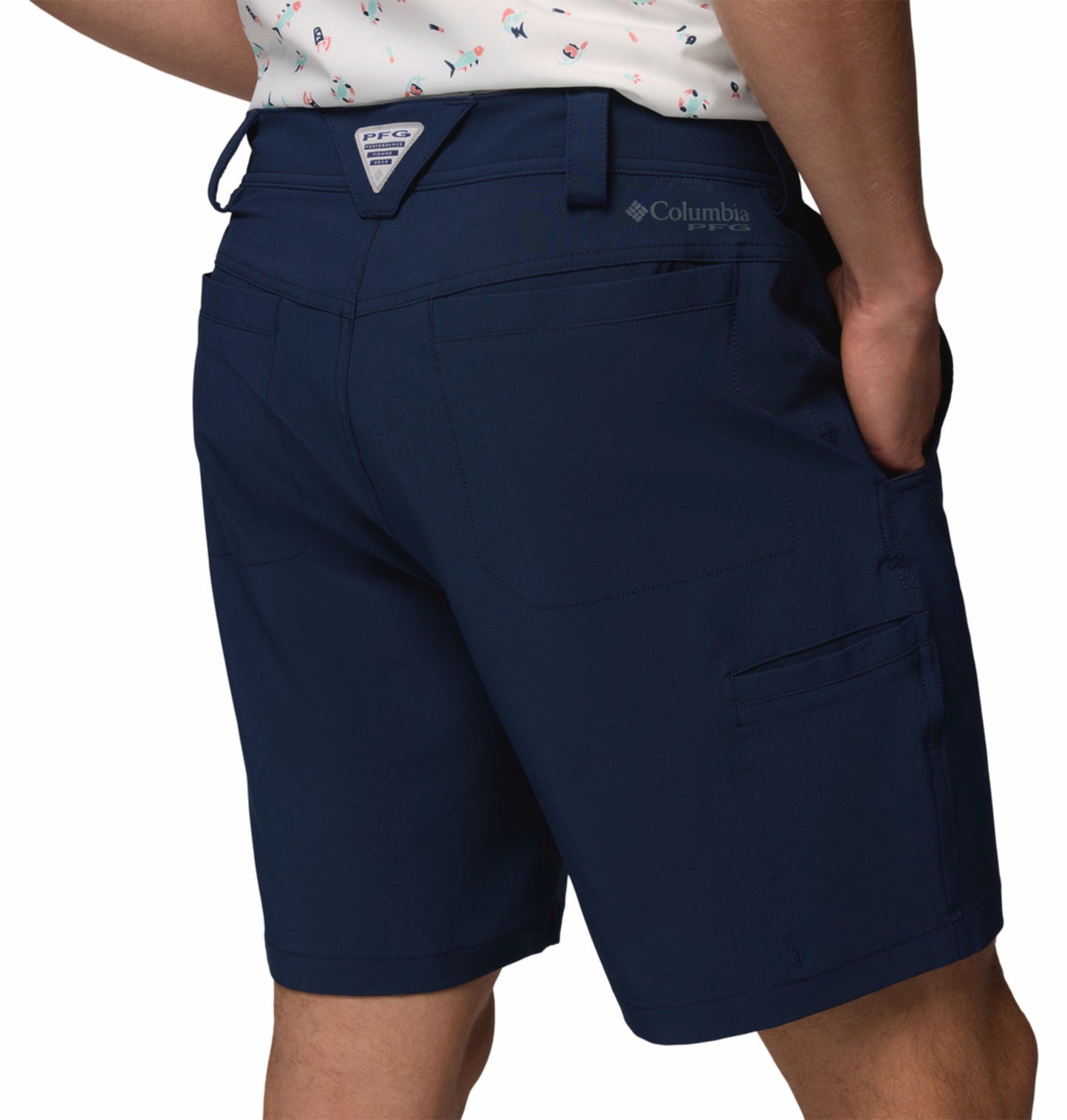 Columbia Men’s Navy Blue Omni-Shade Terminal Tackle III Shorts