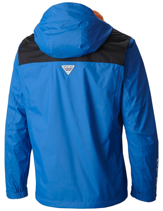 Columbia Men Blue PFG Storm Rain Jacket