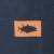 Collegiate Navy Print