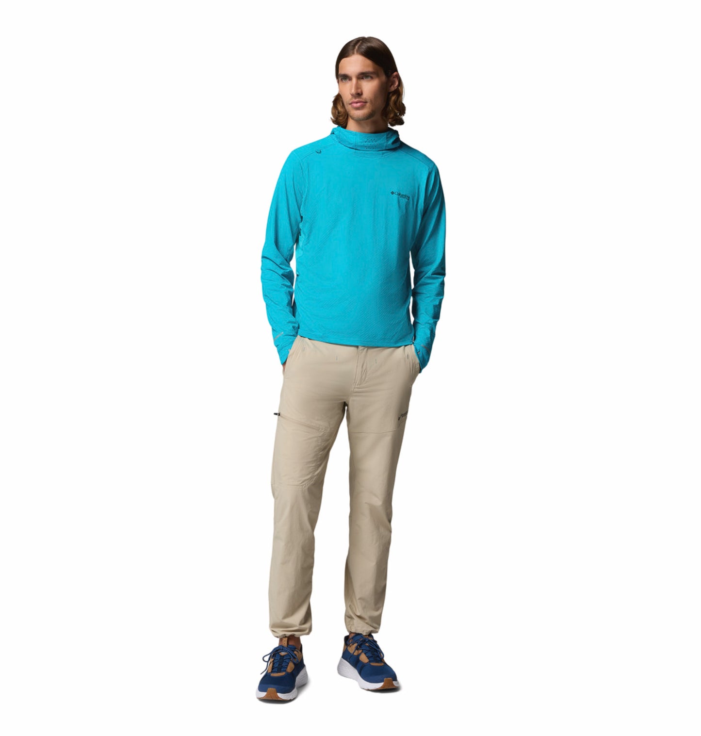Columbia Men’s Beige Omni-Freeze PFG Pro Guide Performance Pants