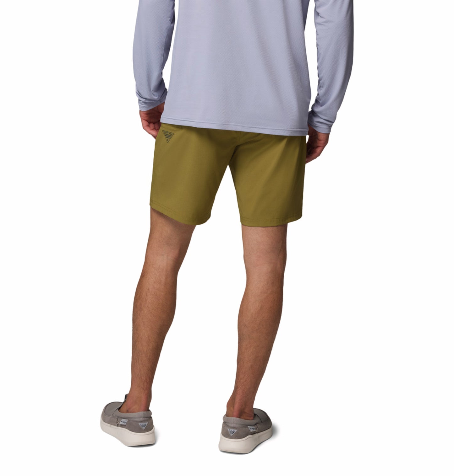 Columbia Men’s Olive Green Omni-Shade PFG Uncharted Shorts
