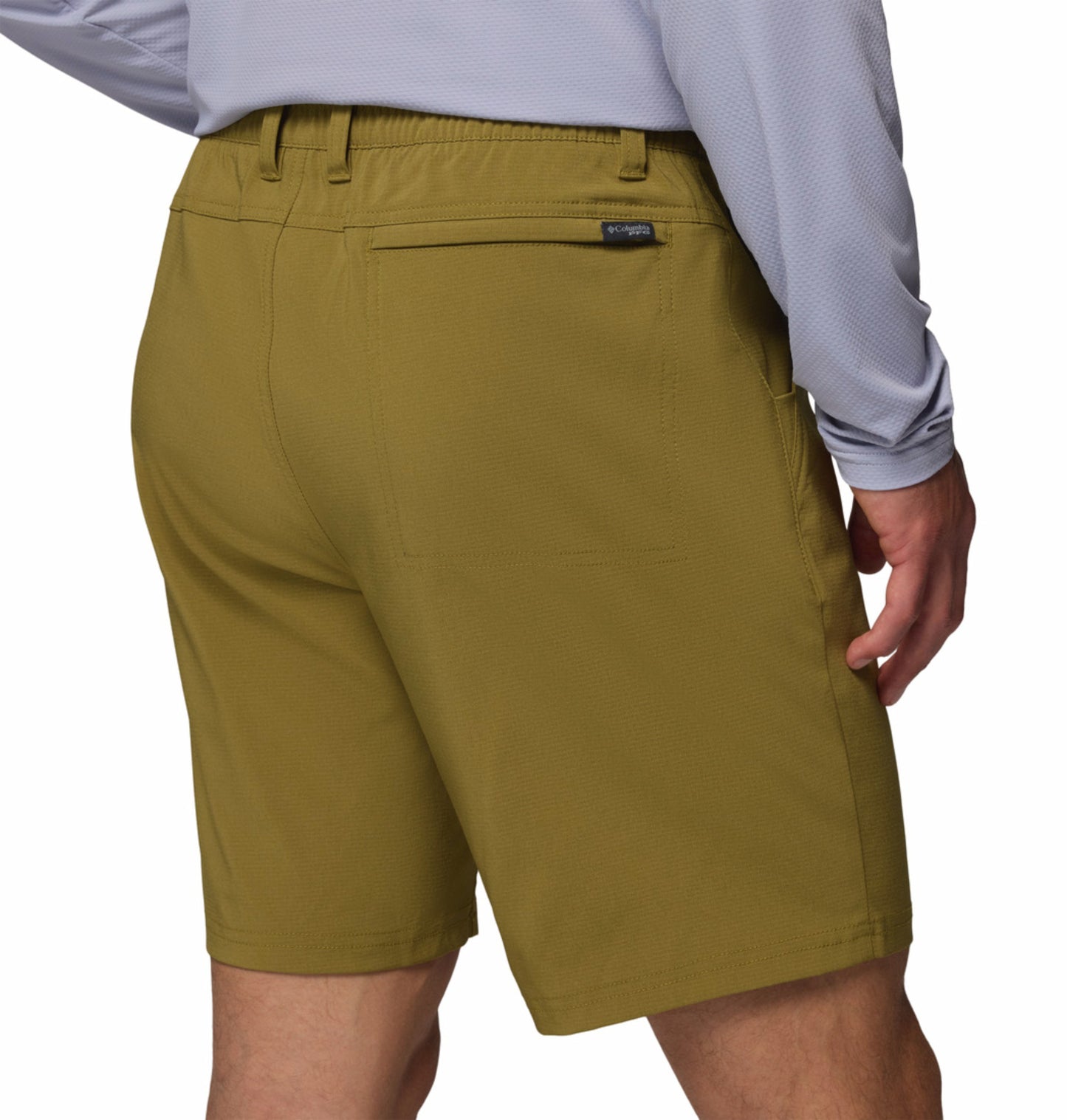Columbia Men’s Olive Green Omni-Shade PFG Uncharted Shorts