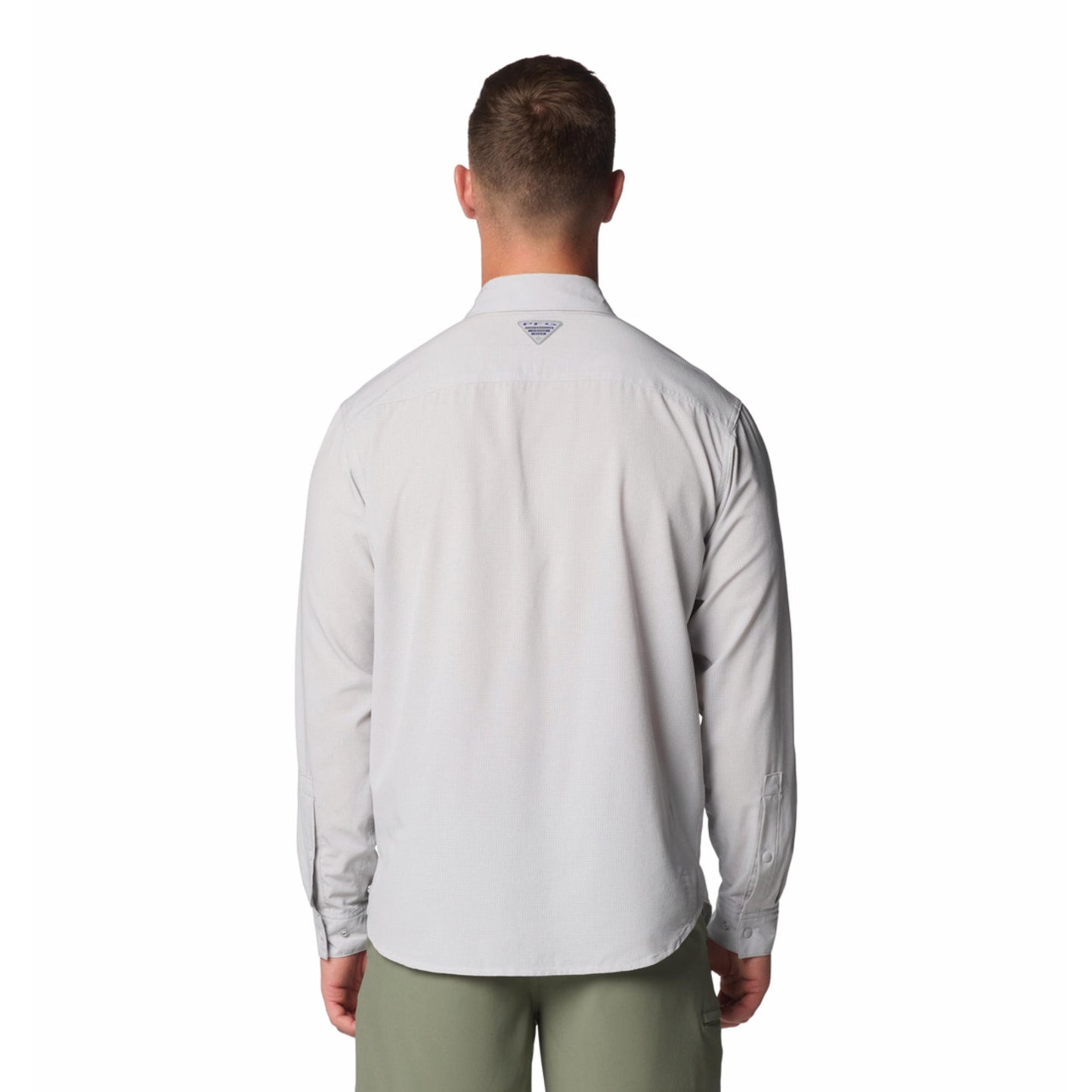Columbia Men Black Omni-Wick PFG Solar Breeze Woven Shirt