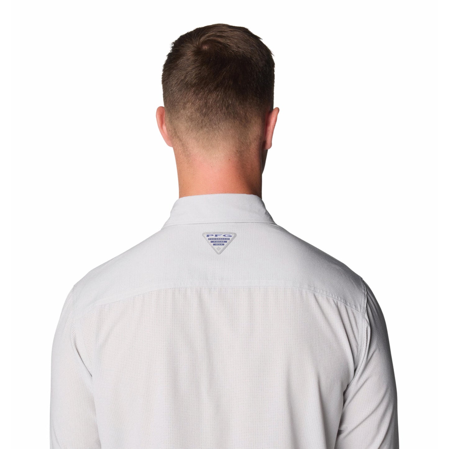 Columbia Men Black Omni-Wick PFG Solar Breeze Woven Shirt