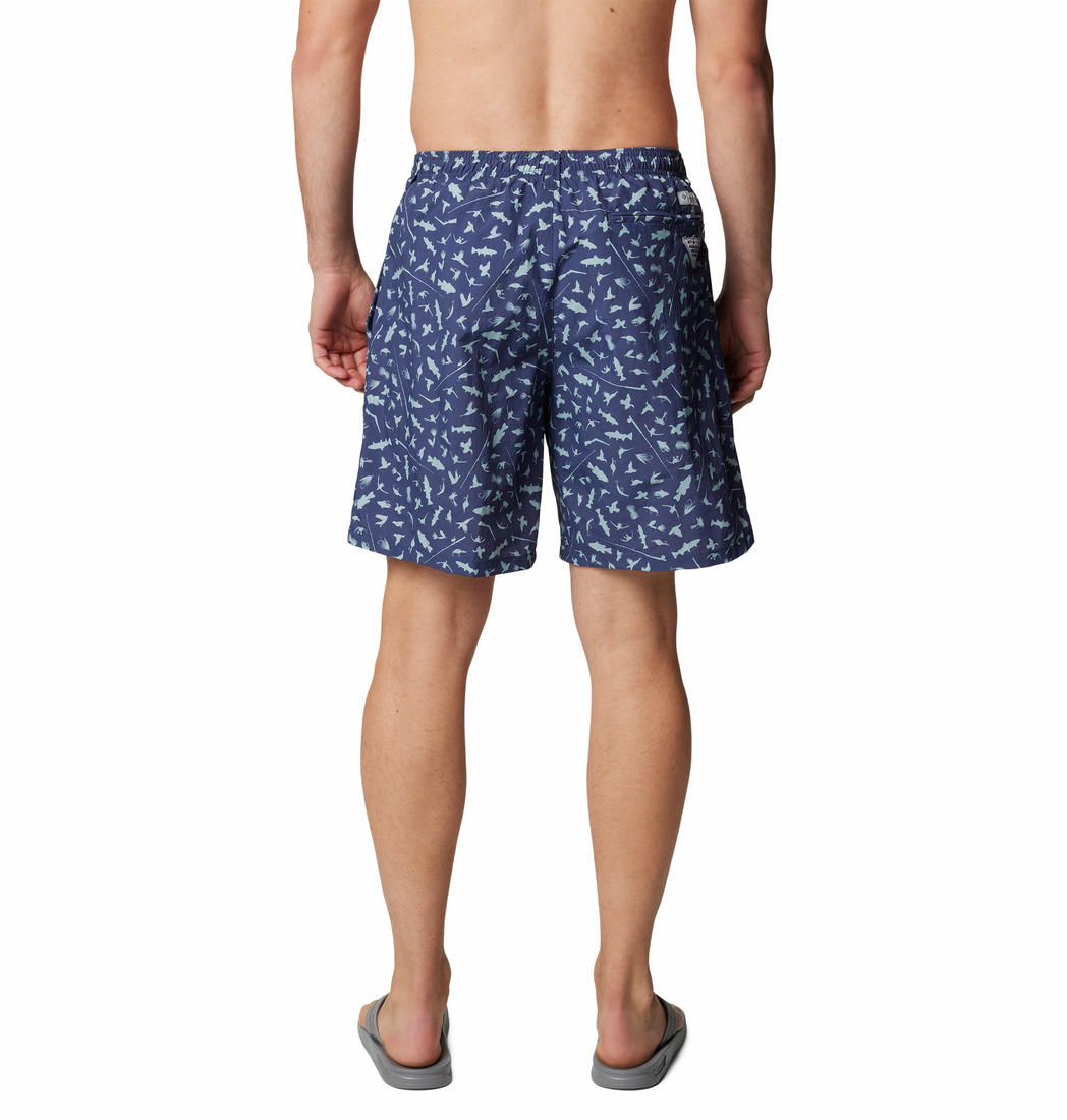 Columbia Men Navy Blue Super Backcast II Water Short
