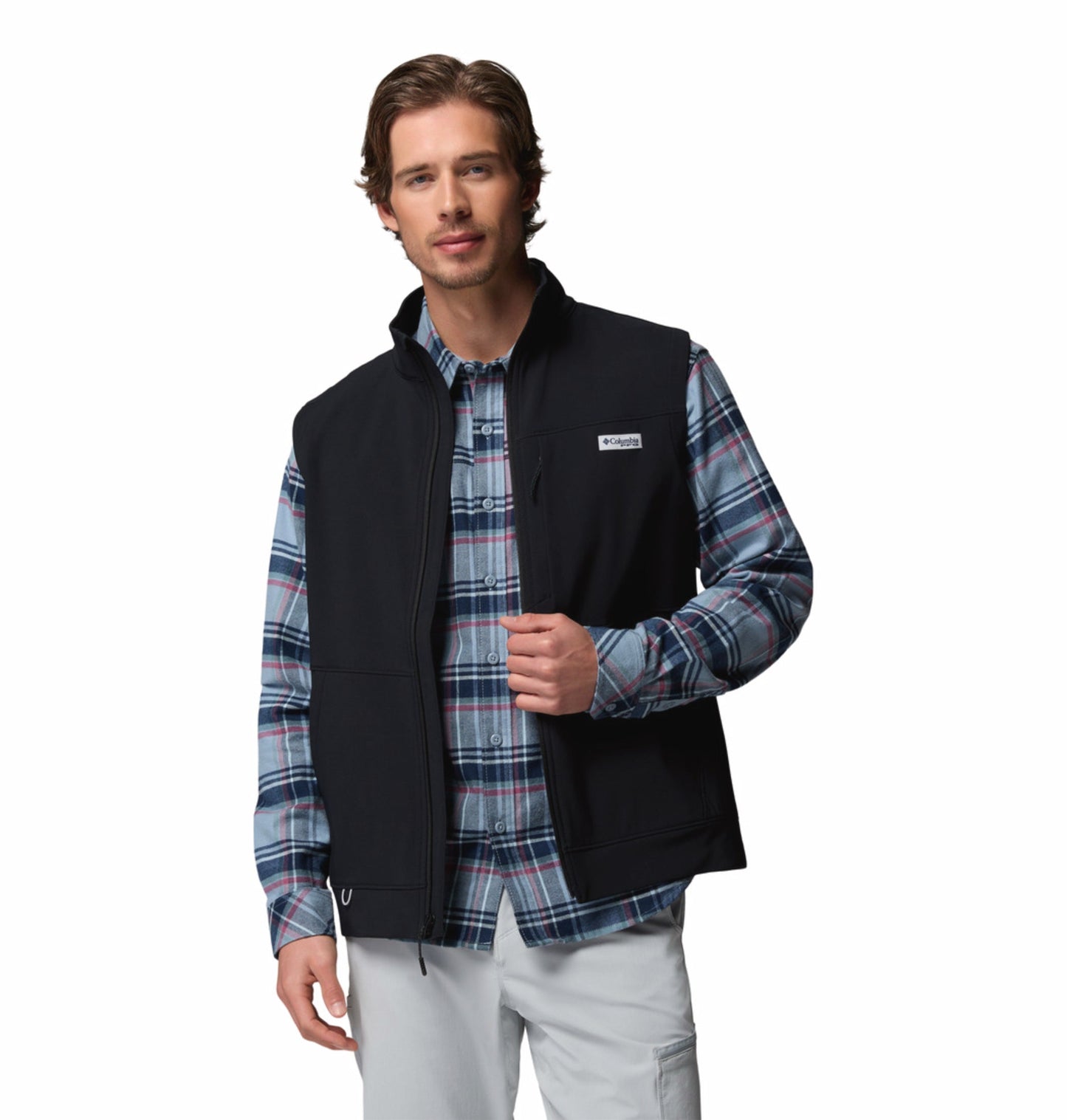men black omni shield hydroforce soft shell vest