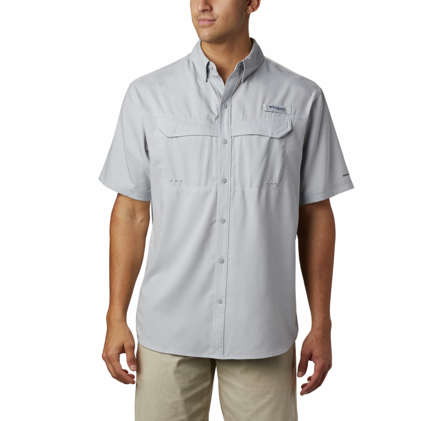 Columbia Men Black Omni-Shade Low Drag Offshore Shirt (Sun Protection)