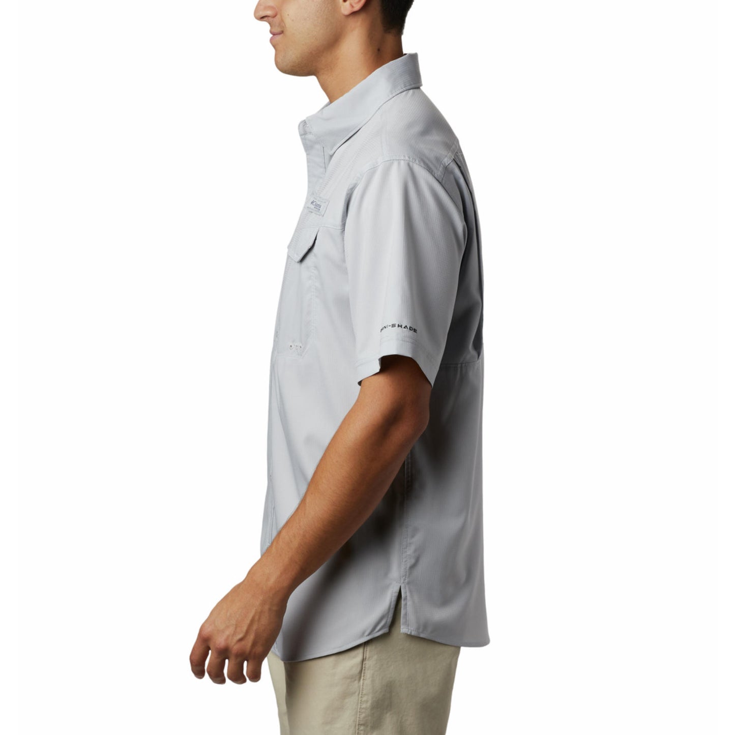 Columbia Men Black Omni-Shade Low Drag Offshore Shirt (Sun Protection)
