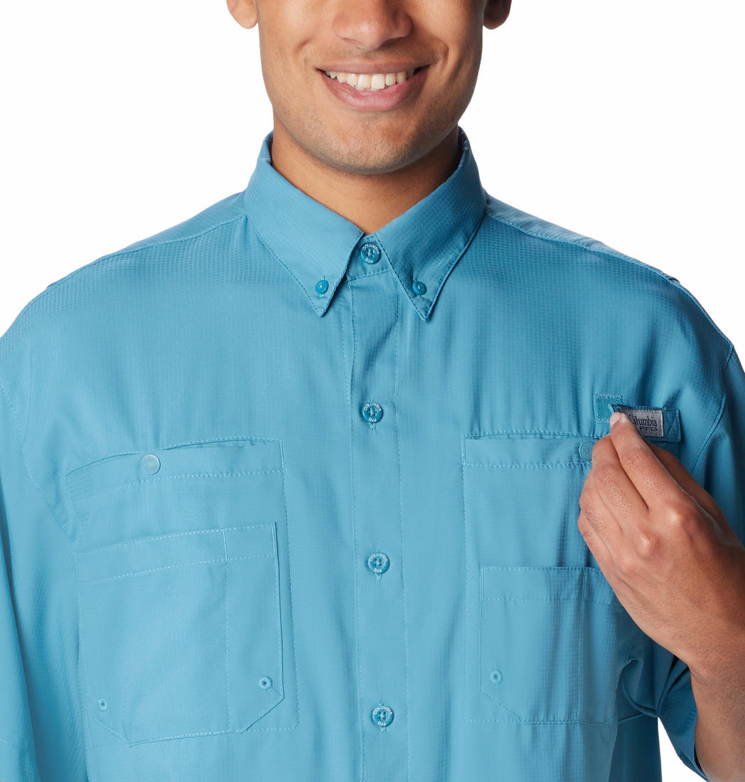 Columbia Men Blue Tamiami II SS Shirt