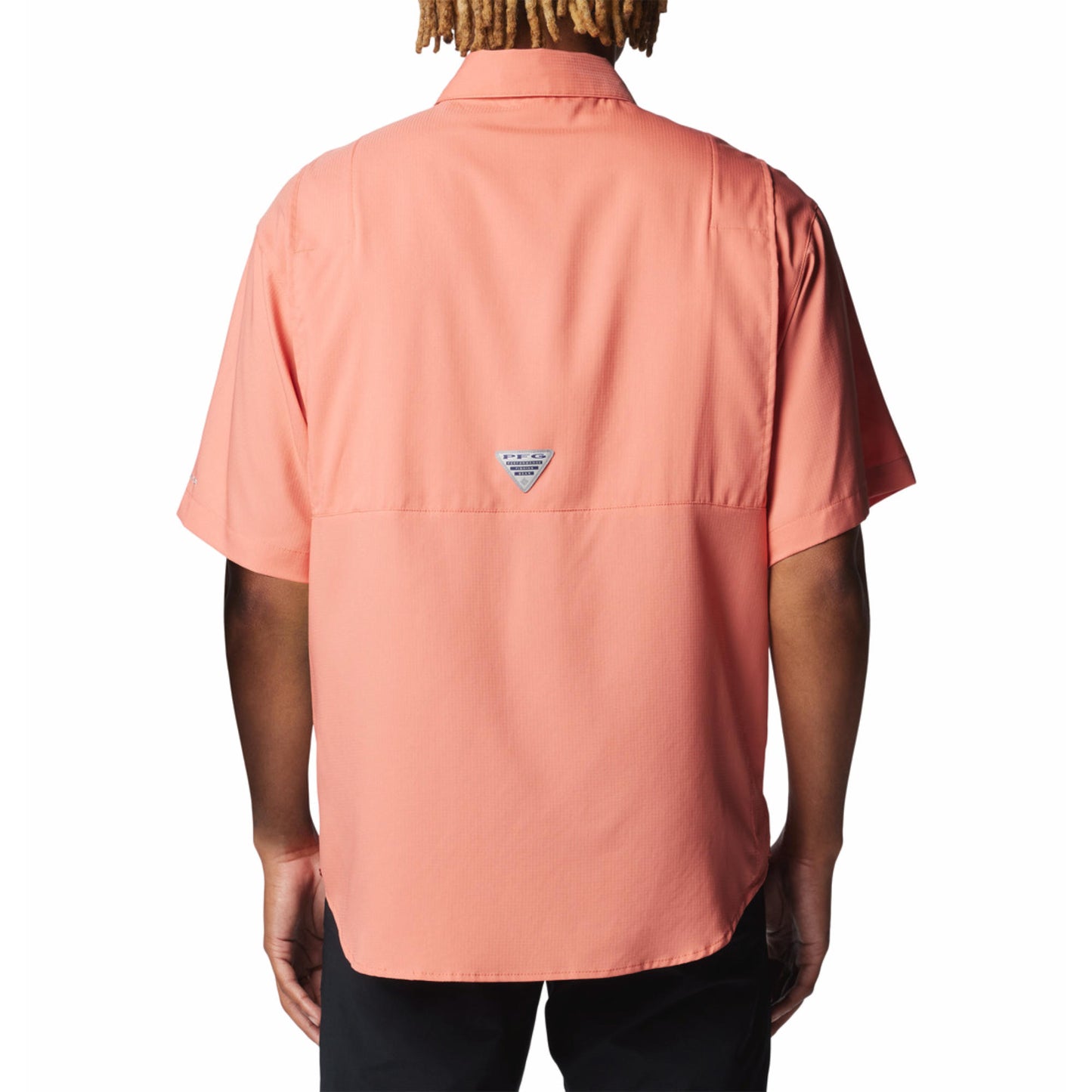 Columbia Mens Orange Tamiami II Short Sleeve Shirt