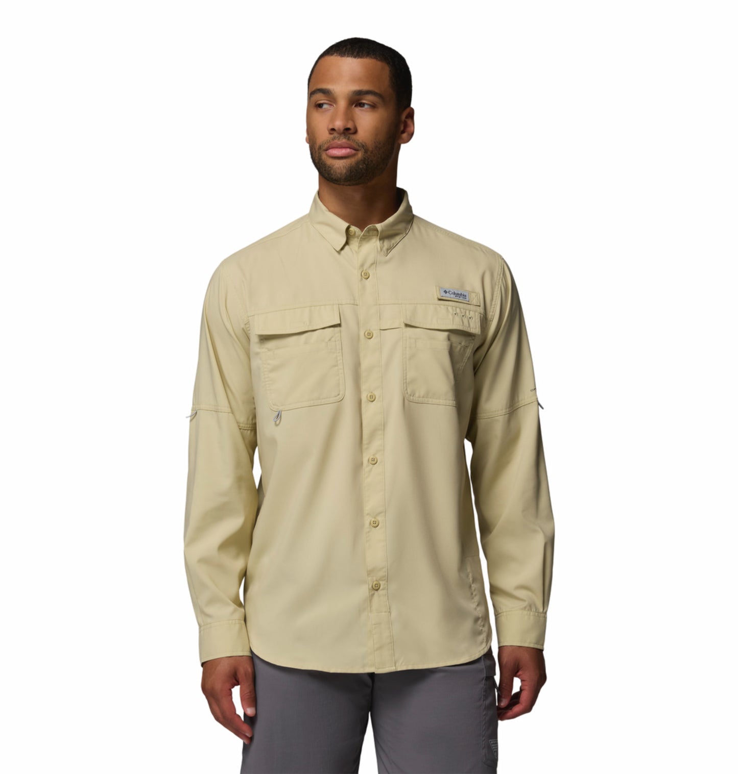 Columbia Men’s Lime Green Omni-Shade Blood n Guts V Long Sleeve Shirt