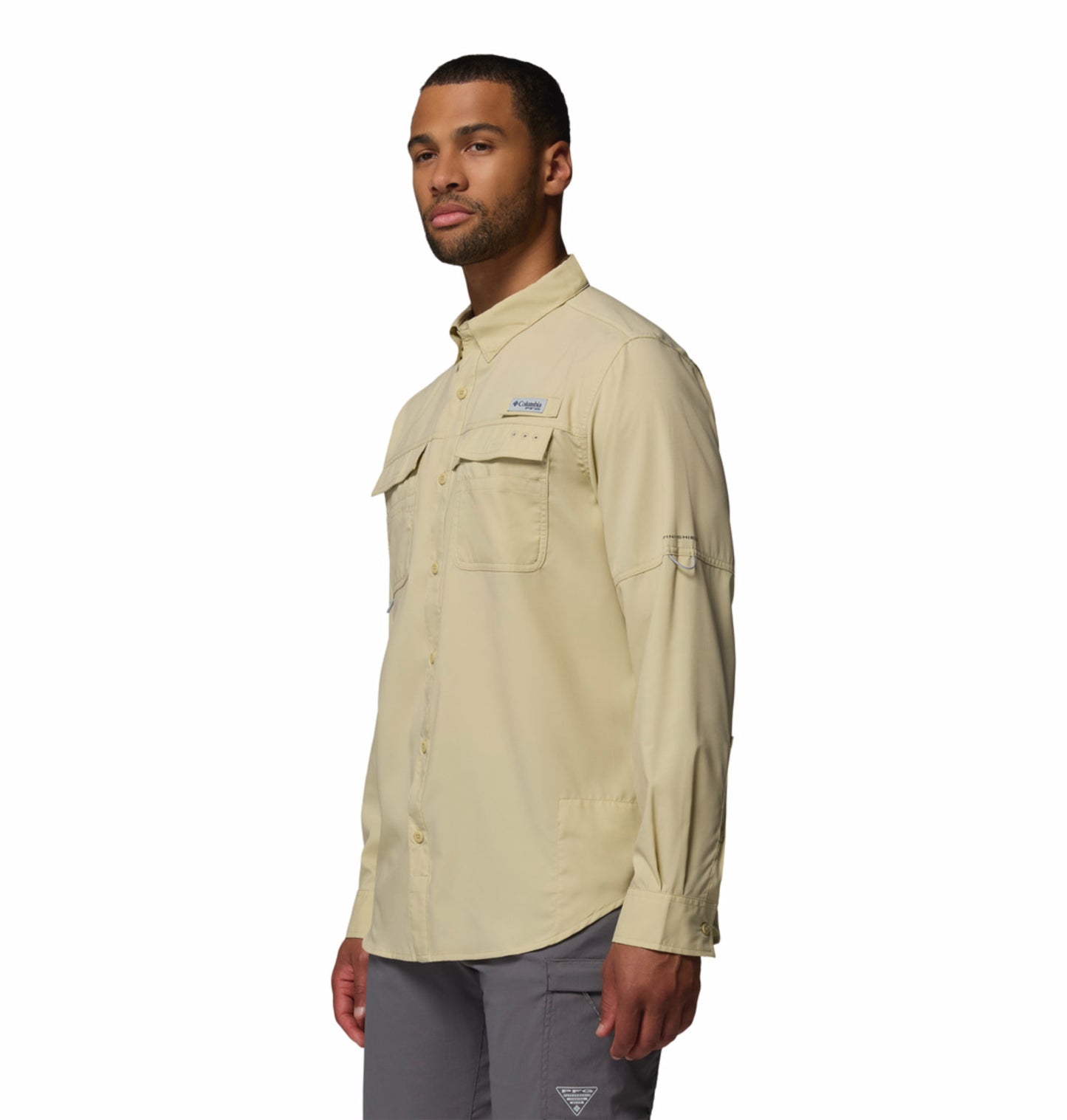 Columbia Men’s Lime Green Omni-Shade Blood n Guts V Long Sleeve Shirt