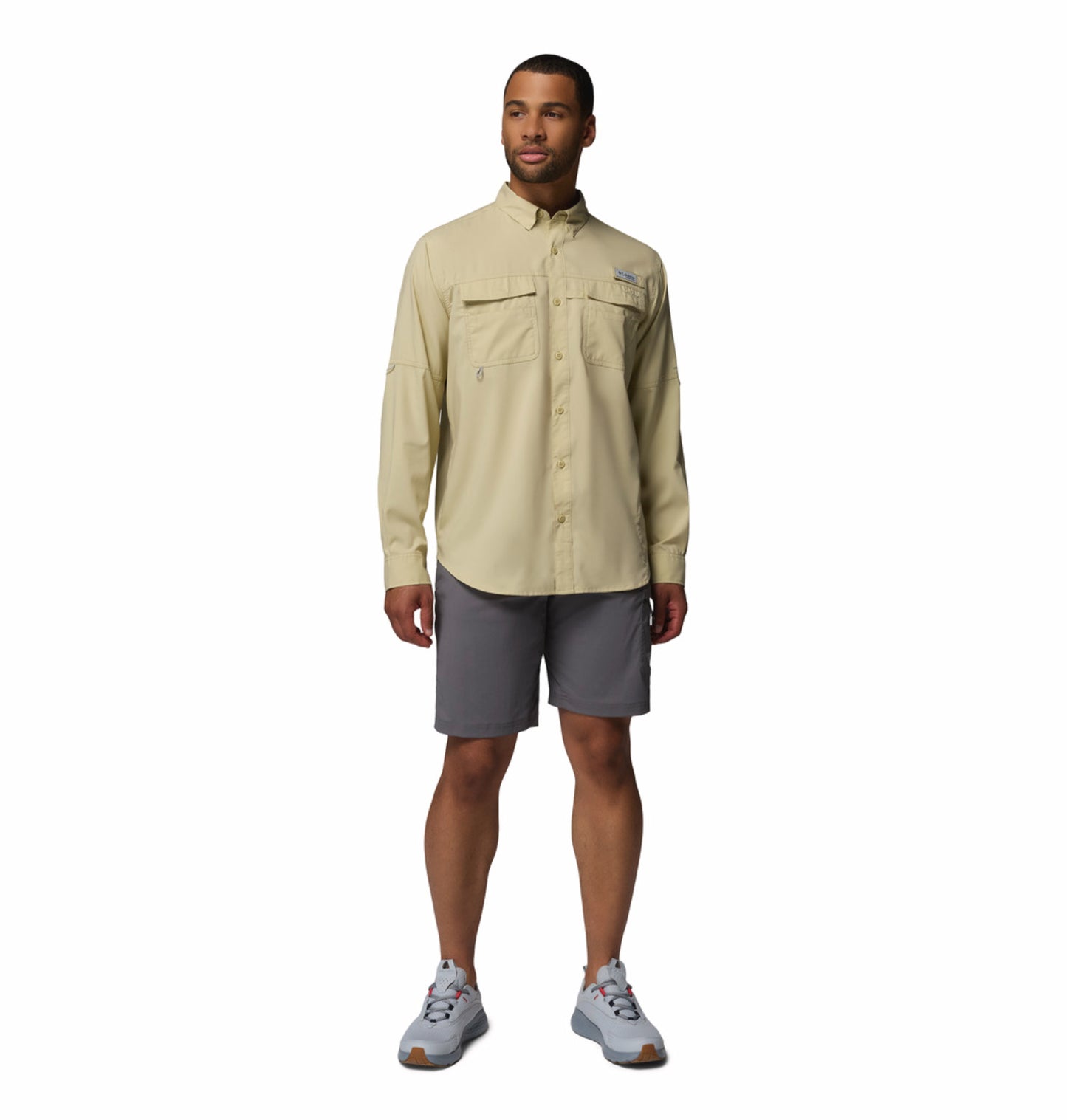 Columbia Men’s Lime Green Omni-Shade Blood n Guts V Long Sleeve Shirt