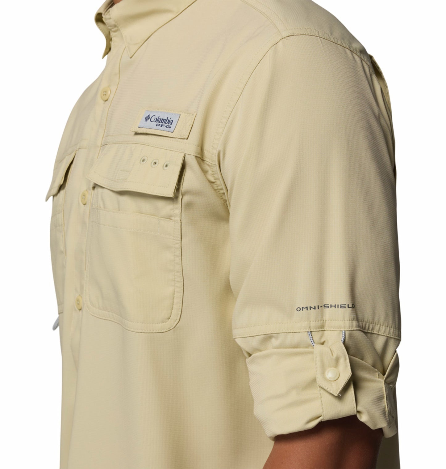 Columbia Men’s Lime Green Omni-Shade Blood n Guts V Long Sleeve Shirt