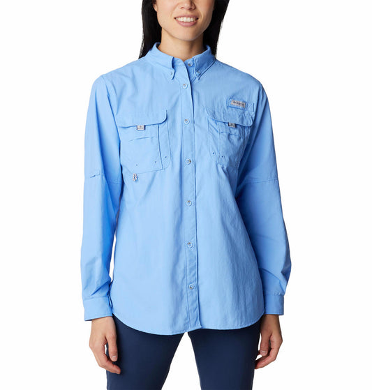 Columbia Women Blue Columbia Women Bahama Long Sleeve Shirt