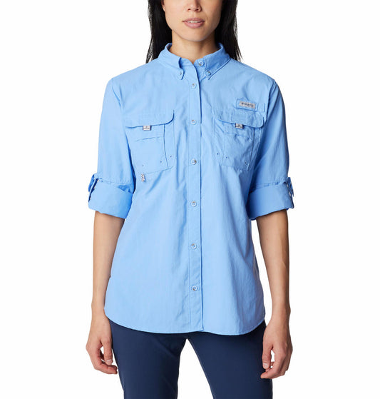 Columbia Women Blue Columbia Women Bahama Long Sleeve Shirt