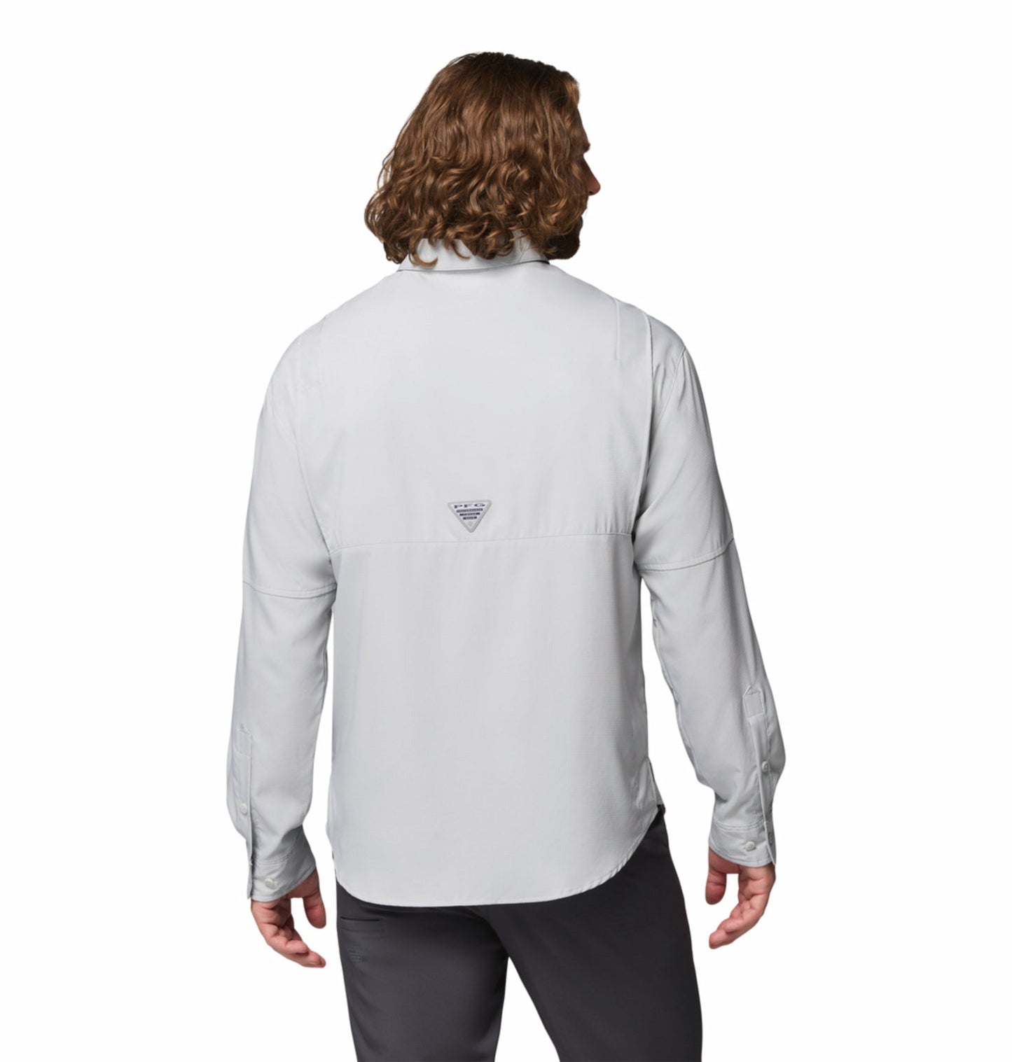 men black omni shade tamiami ii long sleeve shirt plus size