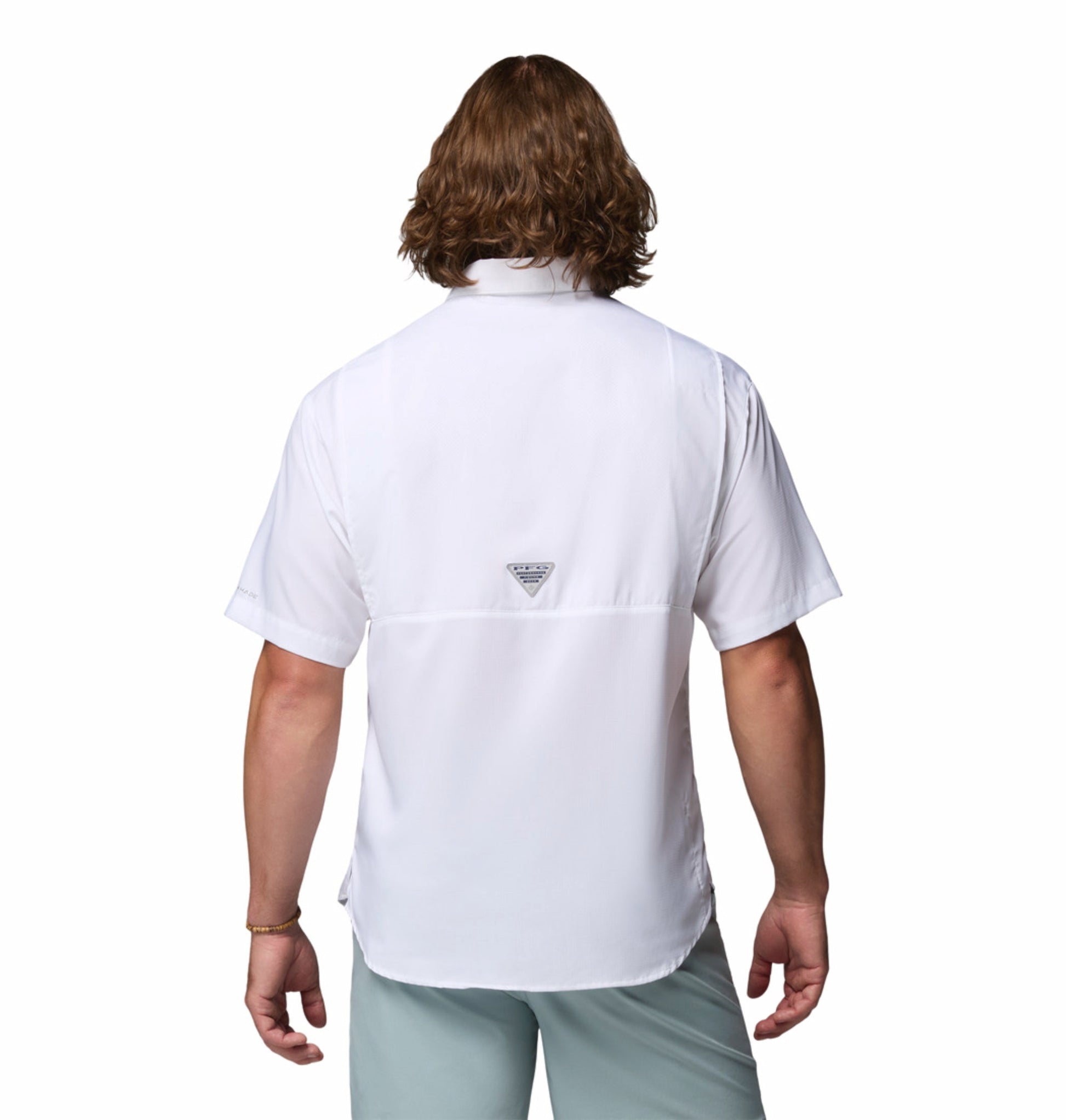 men white omni shade tamiami ii short sleeve shirt plus size