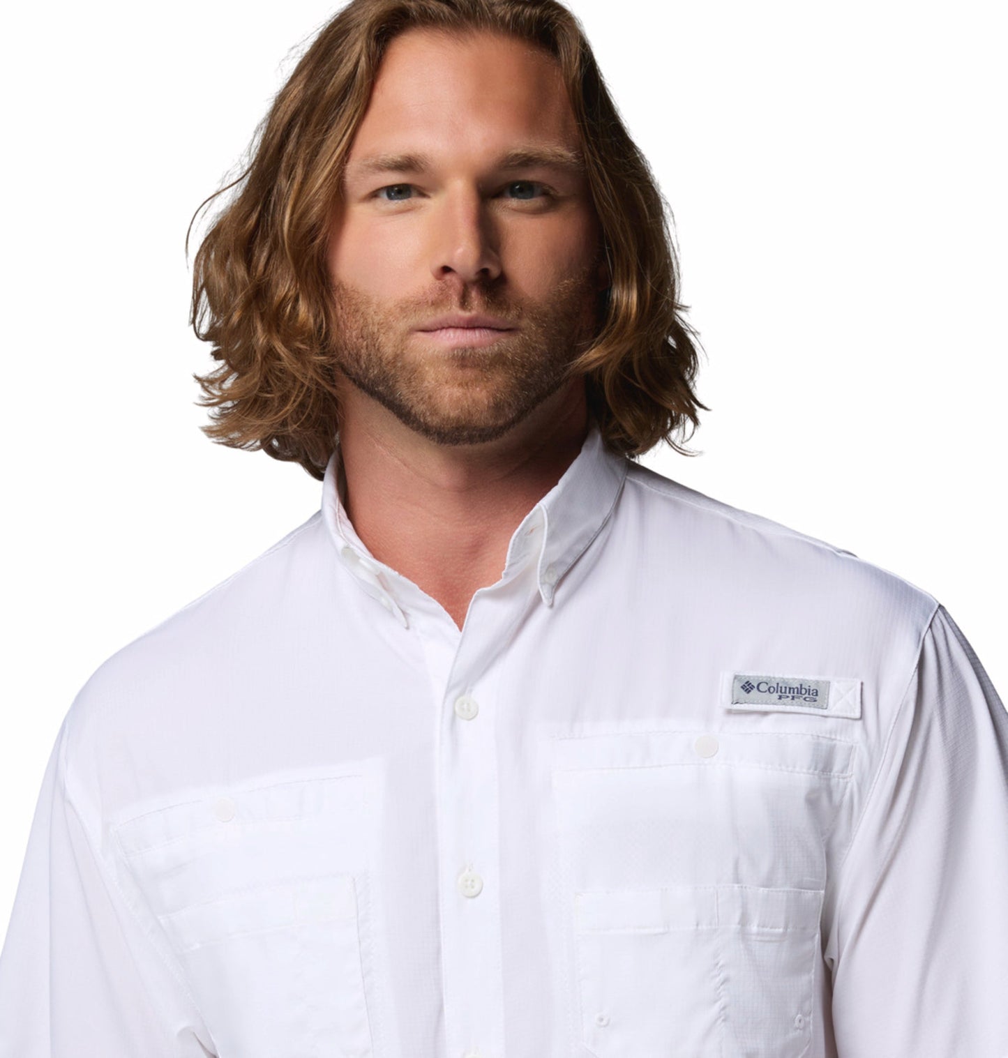 men white omni shade tamiami ii short sleeve shirt plus size