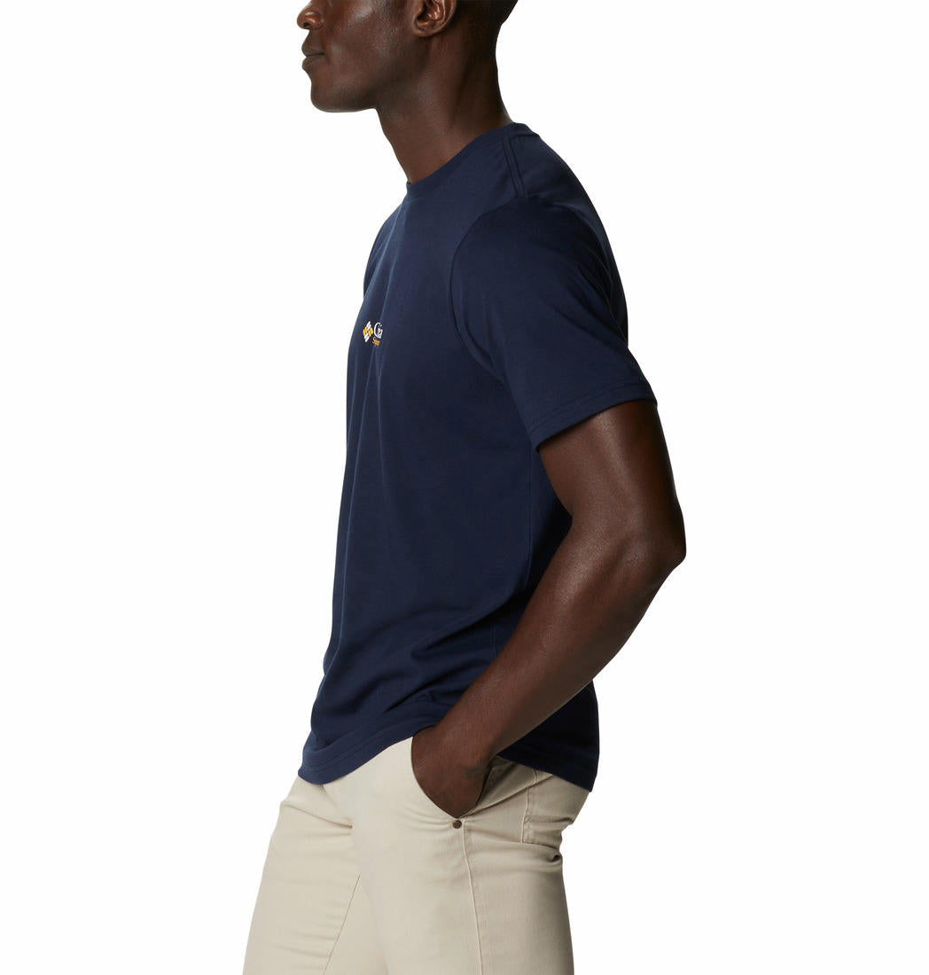 Columbia Men Blue CSC Basic Logo Short Sleeve T-Shirt