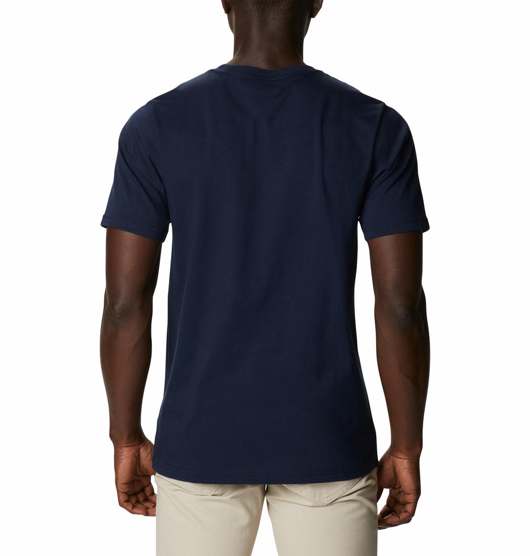 Columbia Men Blue CSC Basic Logo Short Sleeve T-Shirt