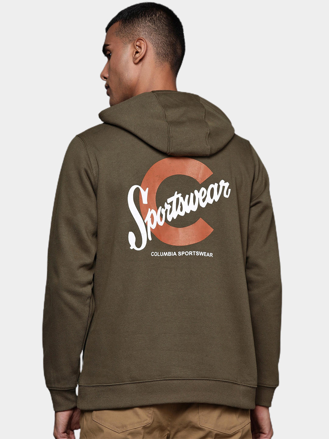 Columbia Men Olive CSC Basic Logo II Hoodie